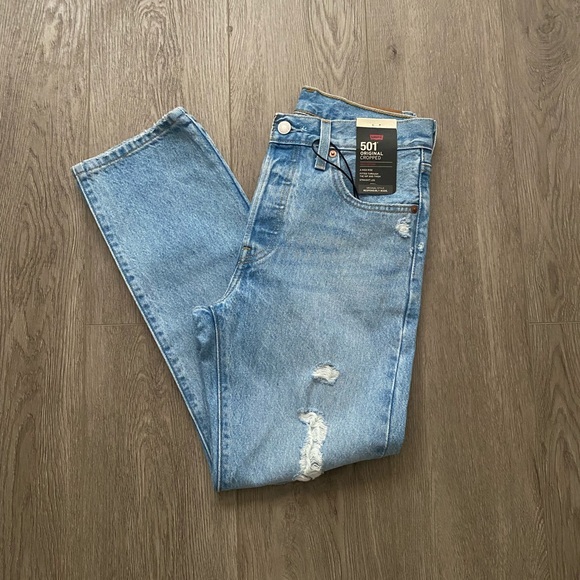 Levi’s 501® ORIGINAL CROPPED WOMEN'S JEANS - Picture 1 of 11